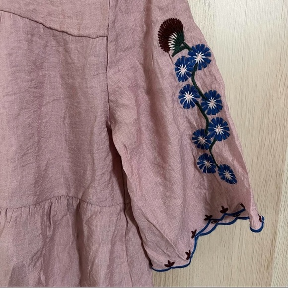 Orange Creek Embroidered Blouse Top - Picture 4 of 4